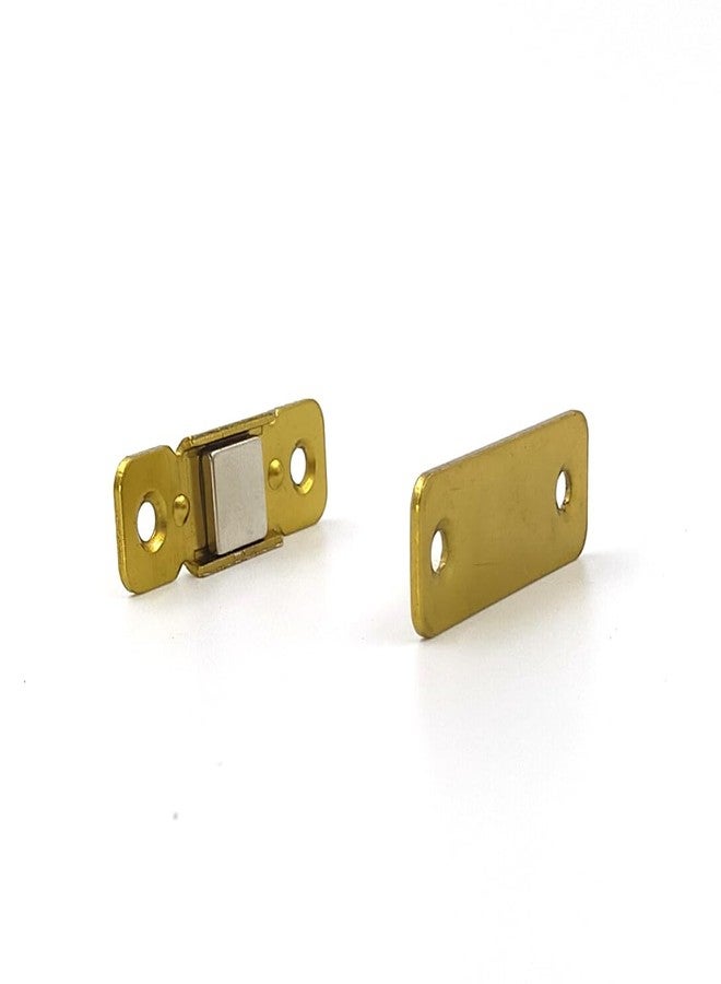 VMD, Ultra Thin I Type Golden Magnetic Steel Stopper/Catcher/Holder for Cupboard Closure, Closet Door and Cabinet(Pack of 4) - Image 3